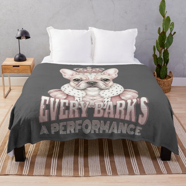 Item preview, Funny Pink Frenchie French Bulldog Royal Drama Personality designed and sold by 3rd Eye Perceptions.