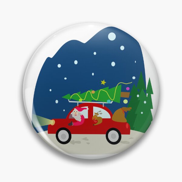 Item preview, Santa and Rudolph driving designed and sold by Logan81.