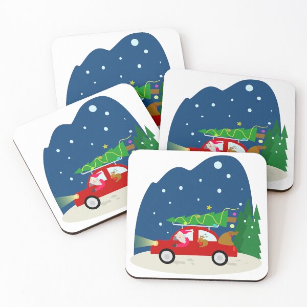 Item preview, Santa and Rudolph driving designed and sold by Logan81.