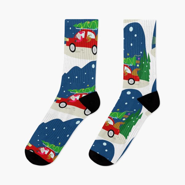 Item preview, Santa and Rudolph driving designed and sold by Logan81.