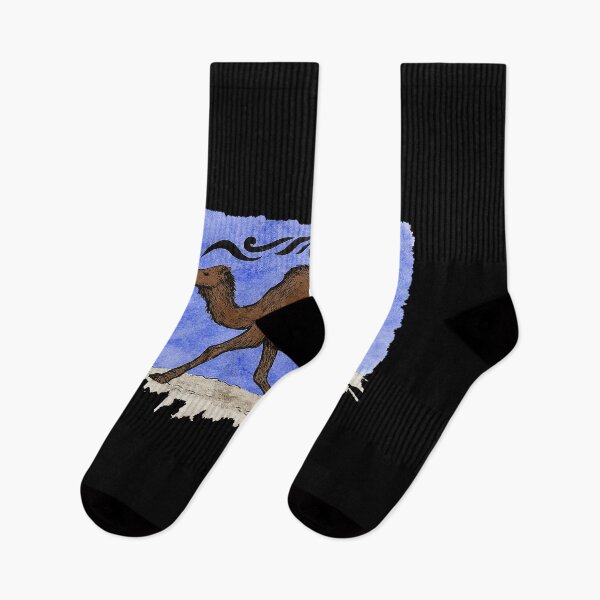 Item preview, Camel walking on sand with blue sky designed and sold by Cameliarty.
