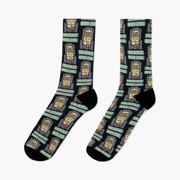 Item preview, Boss Level Unlocked Pixel Duck Design designed and sold by TeeTimeTreasure.