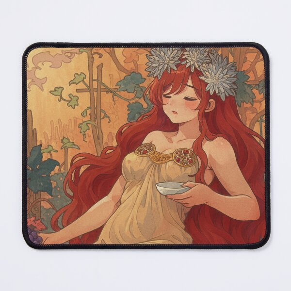 Item preview, Autumn by Mucha - K-Pop Anime Art Reimagining designed and sold by ThanksForToday.