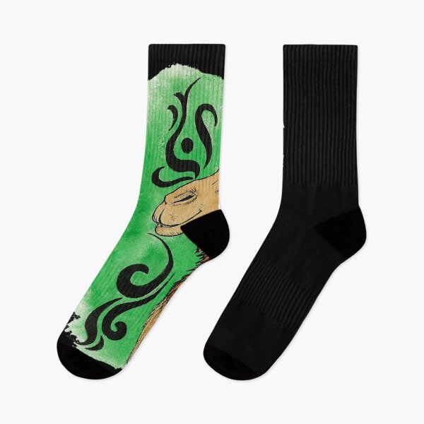 Item preview, Stylized camel with green watercolor background designed and sold by Cameliarty.