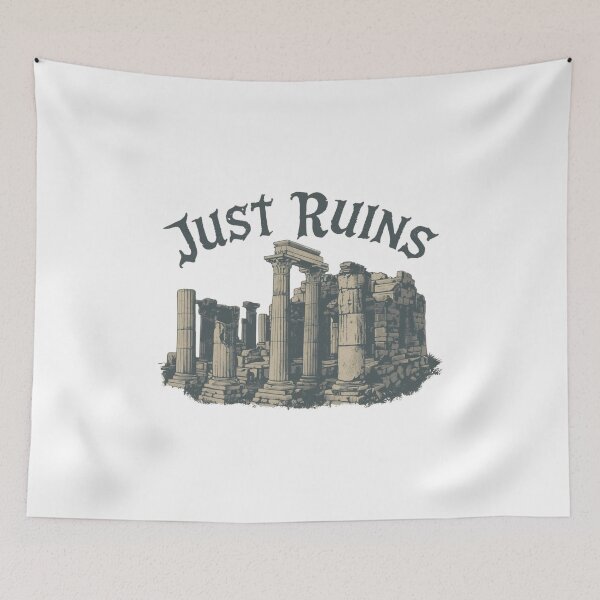 Item preview, Just Ruins Classical Ruins Illustration designed and sold by RED-MOUSE.