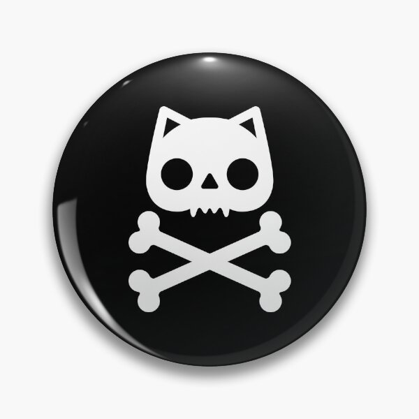 Item preview, Cute Cartoon Cat Skull Icon With Bones. Pirate Scull Icon designed and sold by Vytfur Zone.