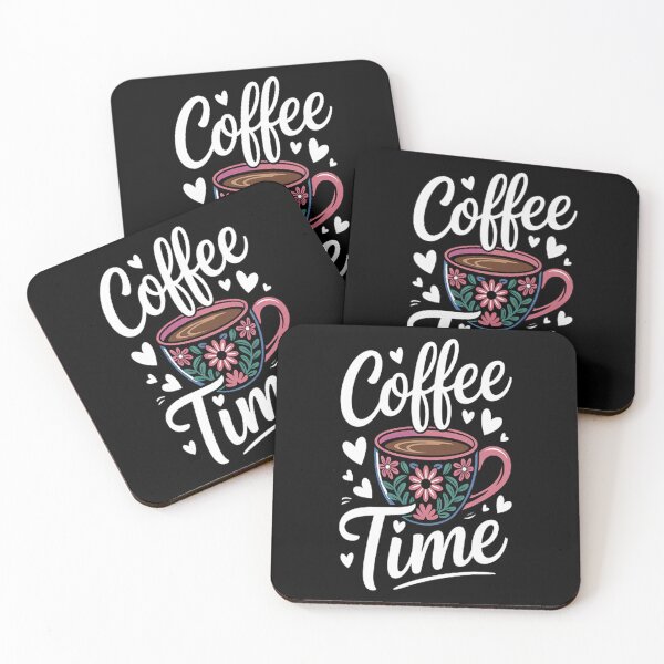 Item preview, Coffee Time Cute Coffee Lover Girls designed and sold by Lucaseinar.