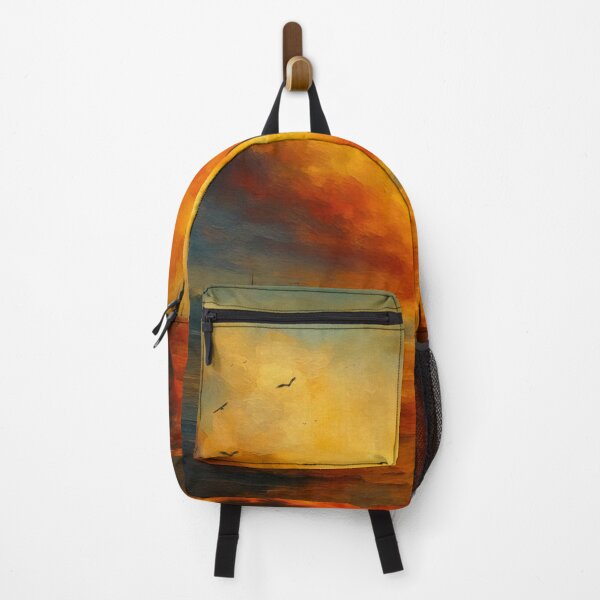 Item preview, Twilight Voyage Fiery Sunset and Calm Lake with Sailboats designed and sold by Joey Santiago.