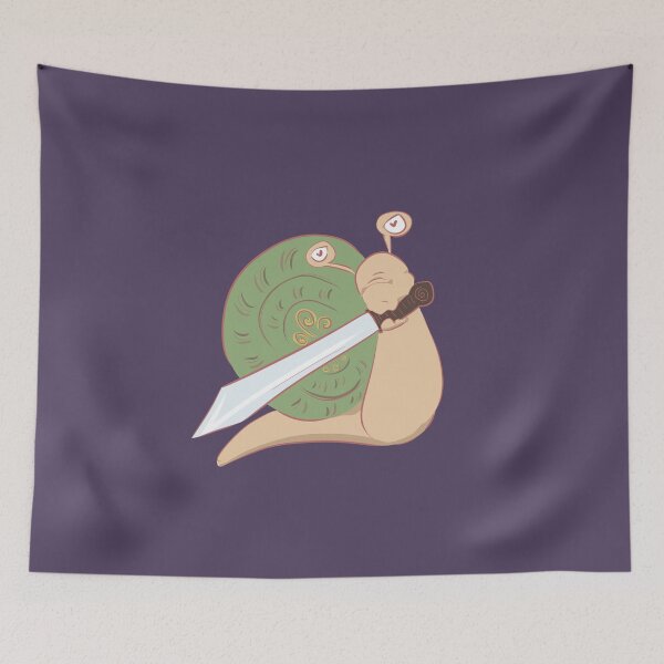 Item preview, Snail Knight Gift for Snail Lovers designed and sold by HugSomeNettles.
