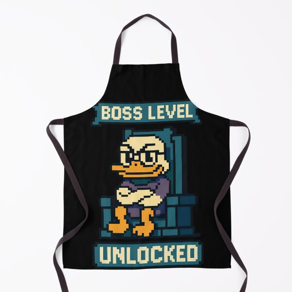 Item preview, Boss Level Unlocked Pixel Duck Throne Design variant designed and sold by TeeTimeTreasure.