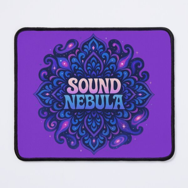 Item preview, Sound Nebula – Psychedelic Cosmic Mandala designed and sold by |TRSSHOP|.