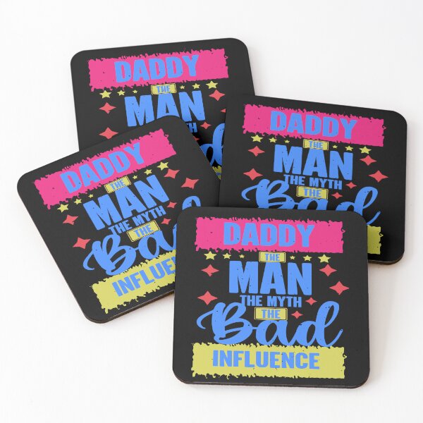 Item preview, Daddy Humor Quote – The Man The Myth The Bad Influence – Funny Father’s Day and Birthday Gift designed and sold by karibov.