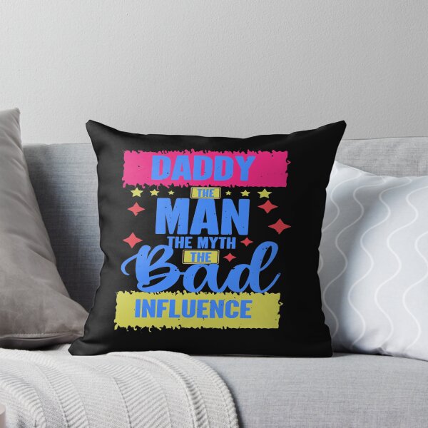 Item preview, Daddy Humor Quote – The Man The Myth The Bad Influence – Funny Father’s Day and Birthday Gift designed and sold by karibov.