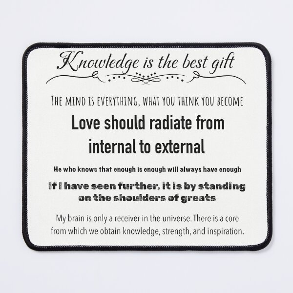 Item preview, Knowledge is the best gift! By Artist interval43 designed and sold by interval:43.