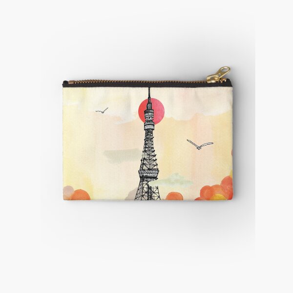 Item preview, Tokyo Tower - Japan - Soft and peaceful illustration by Yves Kervoelen designed and sold by ykillustrations.