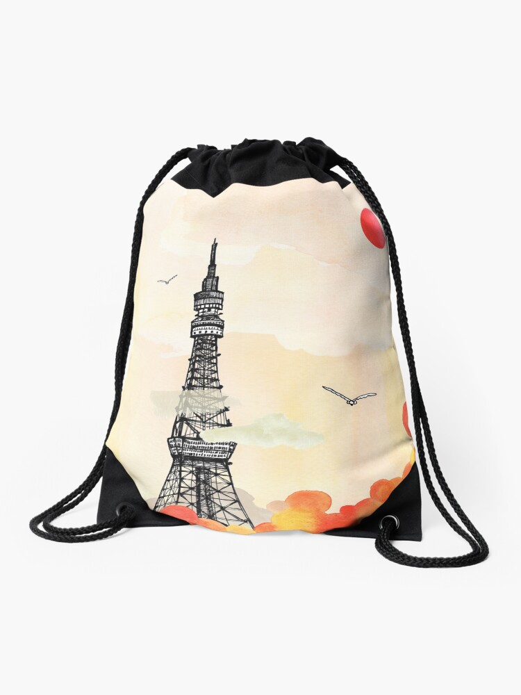 Drawstring Backpack Flag Of Japan Rucksack