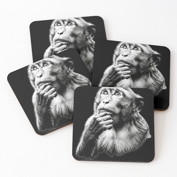 Item preview, Confused Monkey - Funny Oddcore Meme designed and sold by julimarks.