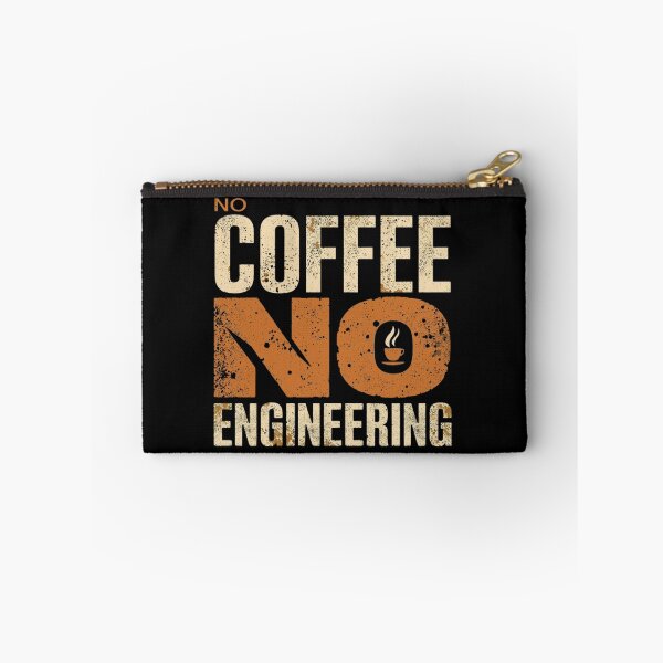 Item preview,  No coffee no engineering. coffee loverful design- Caffeine engineers  designed and sold by Happyhoo1.
