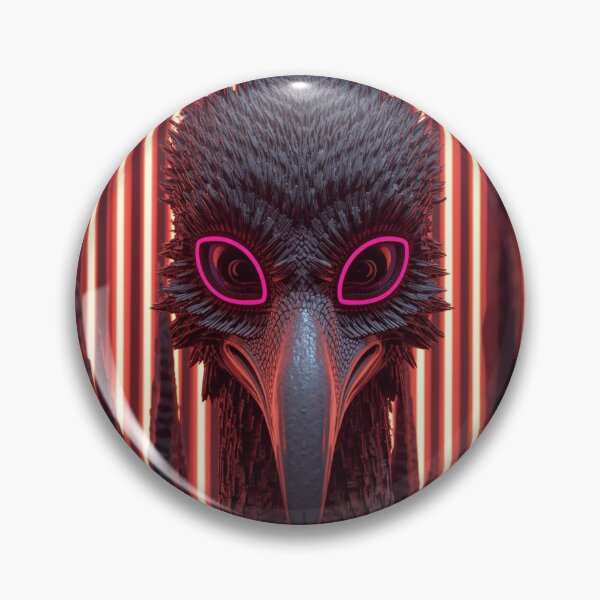 Item preview, Cyber Gothic Bird — Digital Perception Coded Chaos Control designed and sold by SavannaStrikes.