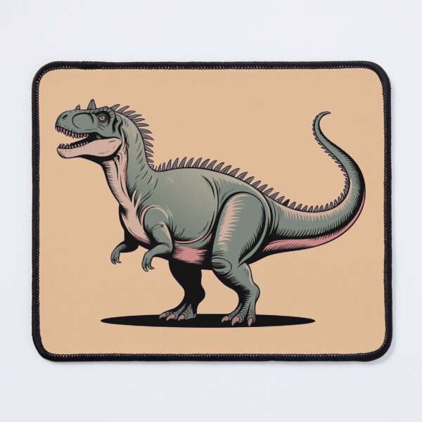 Item preview, Ferocious Dinosaur Illustration – Vintage Style Prehistoric Art designed and sold by Royalsticker.