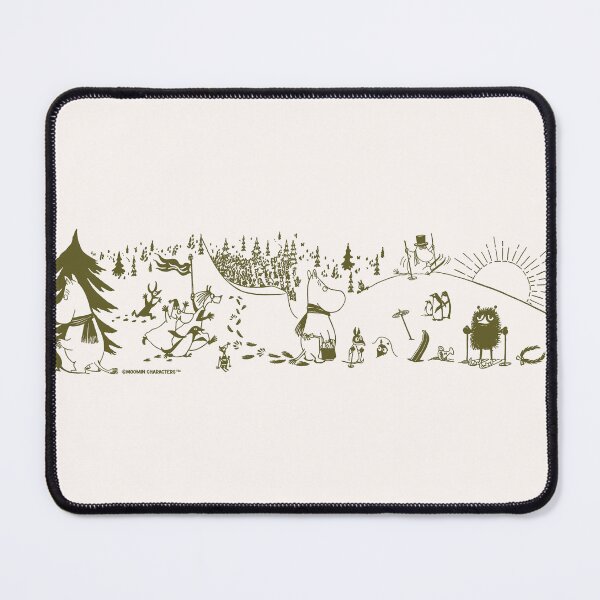 Item preview, Moomin Olive Winter Sports Games designed and sold by MoominStore.
