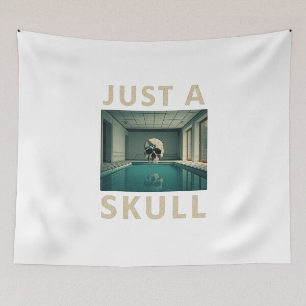 Item preview, Just a Skull Surreal Liminal Scene designed and sold by RED-MOUSE.