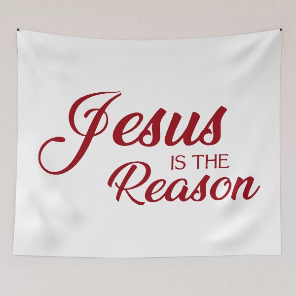 Item preview, Jesus is the Reason; designed and sold by StickerApe.