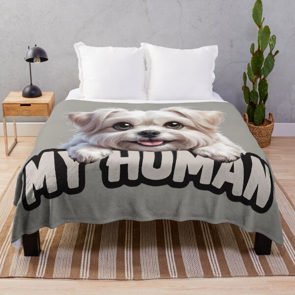 Item preview, Cute Maltese - My Human Sign designed and sold by SolaoLab.