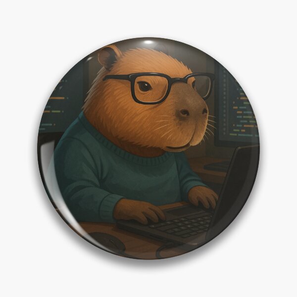 Item preview, Capibara Programmer designed and sold by Kastianchik.