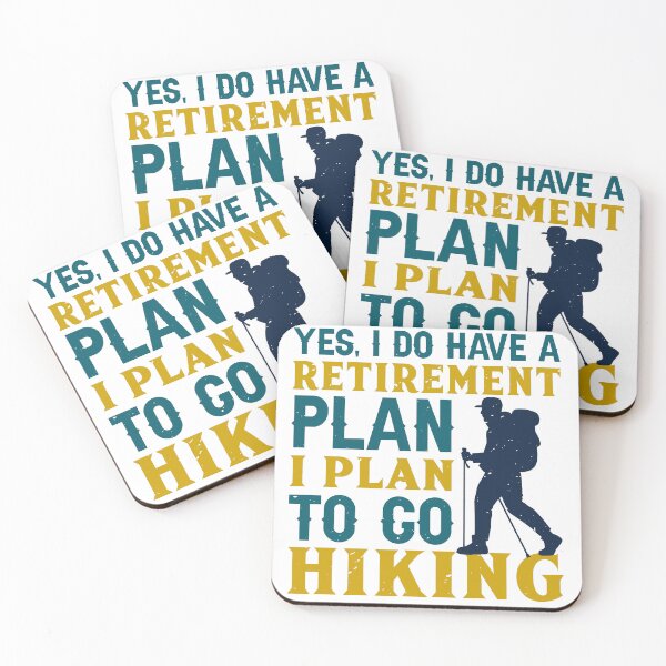 Item preview, Yes, I Have a Retirement Plan: Hiking Adventures Ahead Apparel and Home Décor  designed and sold by Compass and a Camera.