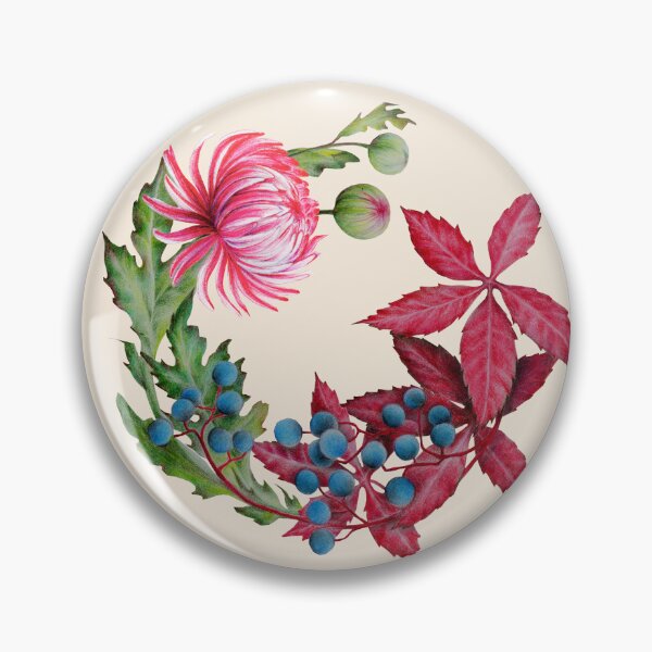 Artikelvorschau, Wilder Wein und Chrysantheme entworfen und verkauft von Art_By_Wing.