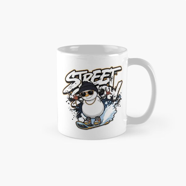 Item preview, Hip Hop Snowman Street Snowboard – Funny Winter Christmas Art designed and sold by MiszungART.