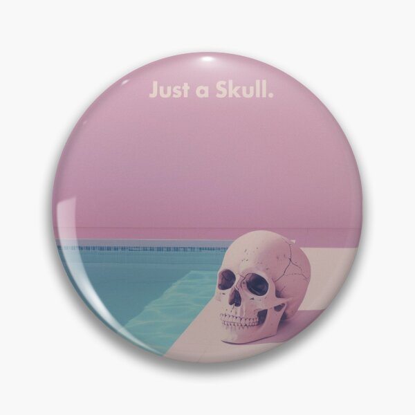 Item preview, Just a Skull Pastel Surreal Art designed and sold by RED-MOUSE.