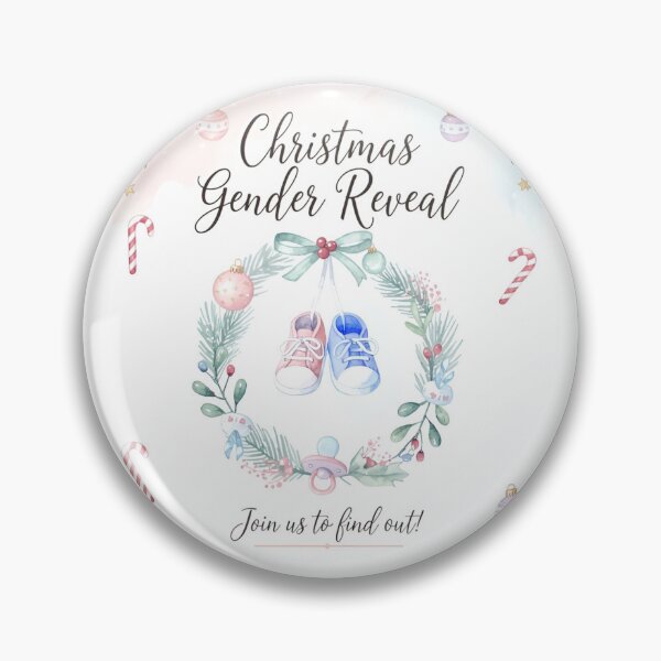 Item preview, Winter Holiday Gender Reveal Party Invite designed and sold by KawaiiChibii.