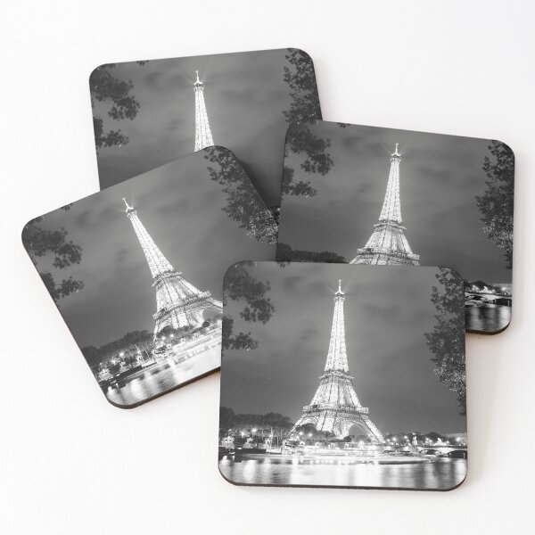 Item preview, Eiffel Tower Black and White designed and sold by ParisPoet.