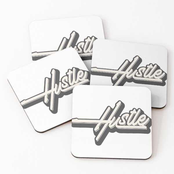 Item preview, Hustle Retro Script Lettering Design designed and sold by andry01.