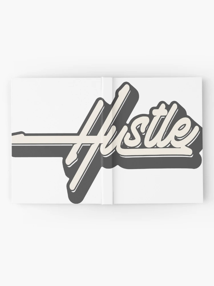 Thumbnail 2 of 3, Journal, Hustle Retro Script Lettering Design designed and sold by andry01.