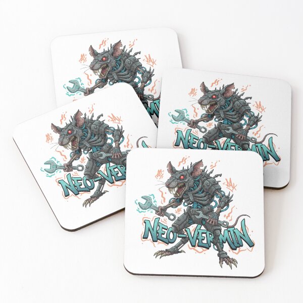 Item preview, Neo-Vermin Cyberpunk Rat Robot Mechanic designed and sold by Marbleroad.