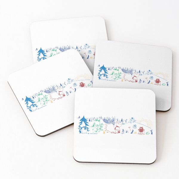 Item preview, Moomin Colour Winter Sports Games designed and sold by MoominStore.
