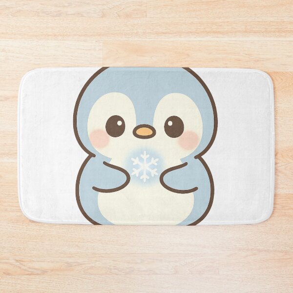 Item preview, Kawaii Snowy Penguin with Tiny Snowflake designed and sold by Fernova.