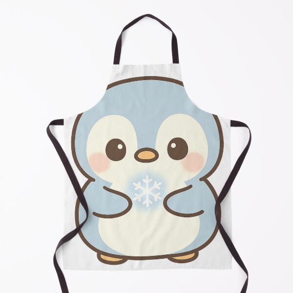 Item preview, Kawaii Snowy Penguin with Tiny Snowflake designed and sold by Fernova.