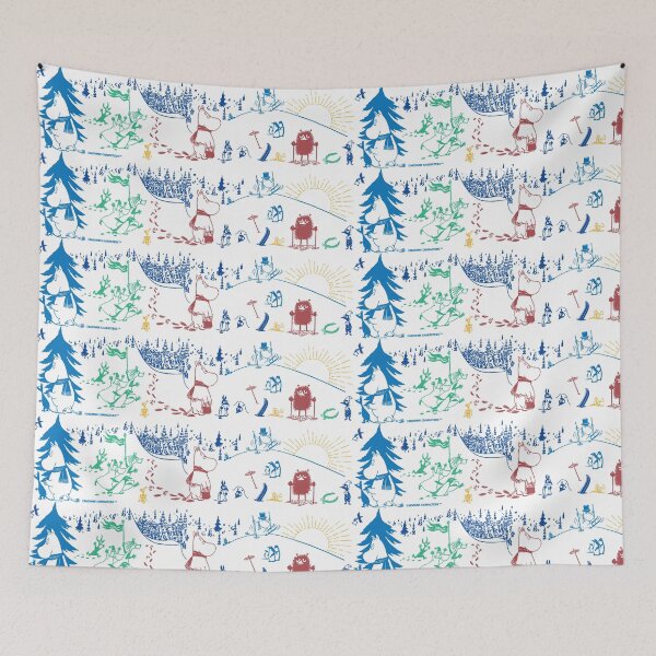 Item preview, Moomin Colour Winter Sports Games designed and sold by MoominStore.