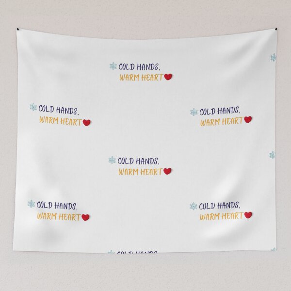Item preview, Cold Hands Warm Heart - Winter Quote Design designed and sold by RADesignHub.