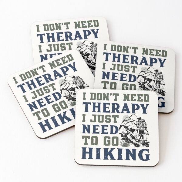 Item preview, I Don't Need Therapy, I Just Need to Go Hiking Apparel and Home Décor  designed and sold by Compass and a Camera.
