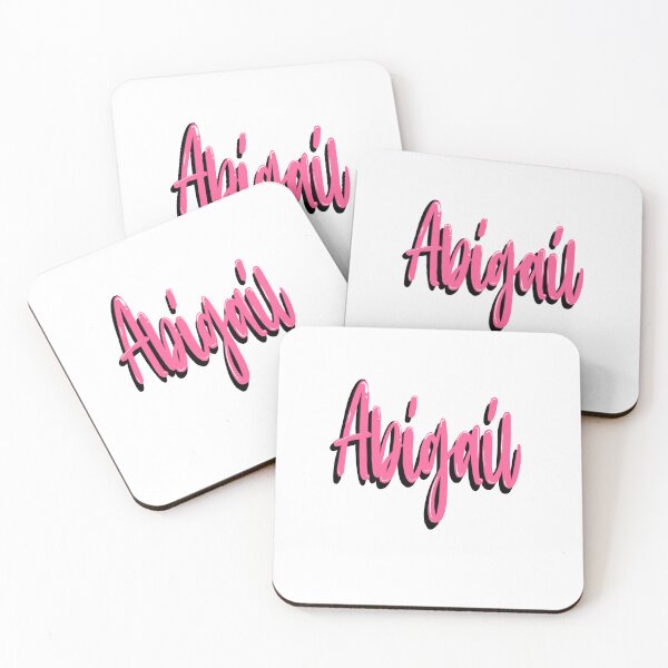 Item preview, Abigail Name - Top 10 Best Personalized gift for girls and women in pink designed and sold by Artonmytee.