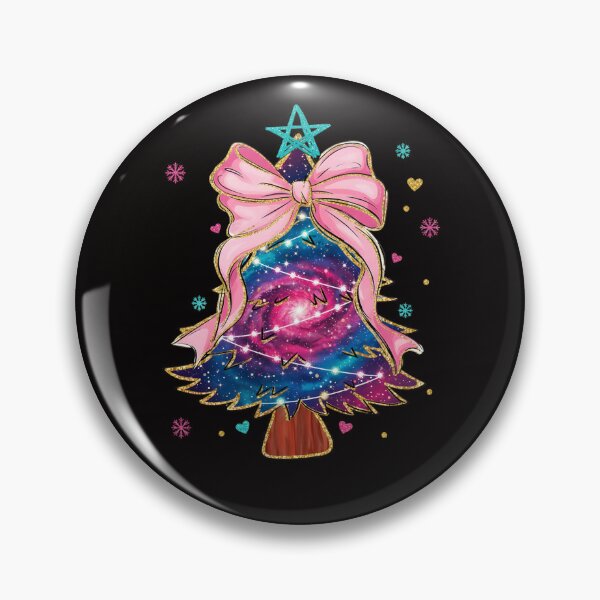 Item preview, Coquette Glitter Christmas Tree, Camo Christmas Tree Girly, Merry Christmas Coquette Bow Tree, Christmas Lights Hand Drawn designed and sold by DesignDenDo ⭐⭐⭐⭐⭐.