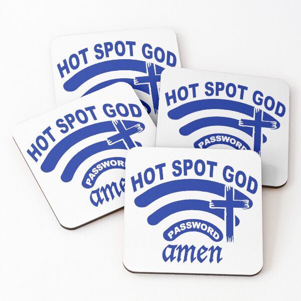Item preview, Hotspot God; Password Amen; designed and sold by StickerApe.