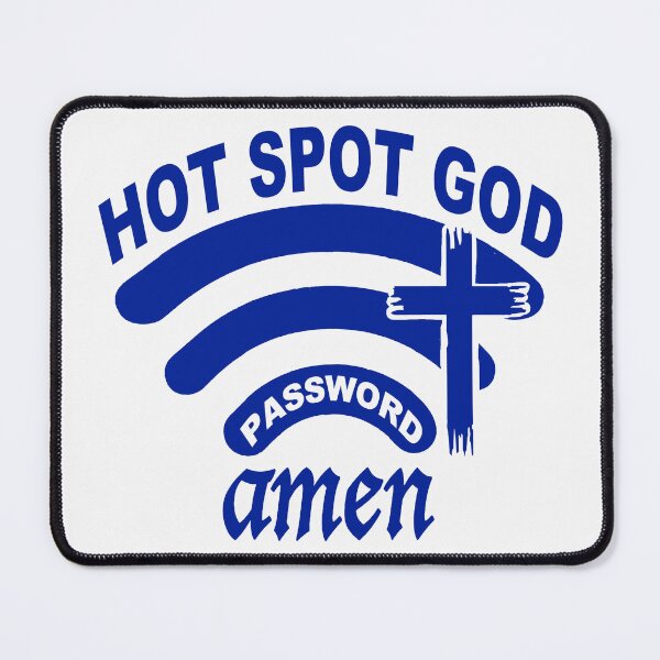 Item preview, Hotspot God; Password Amen; designed and sold by StickerApe.
