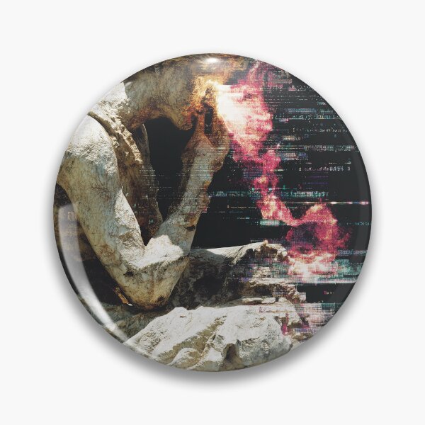 Item preview, Flameborn Thinker in Digital Collapse designed and sold by t5uisiu.