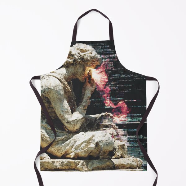 Item preview, Flameborn Thinker in Digital Collapse designed and sold by t5uisiu.